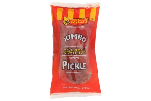 2414743 1 oz Jumbo Chamoy Flavored Pickle - Case of 12