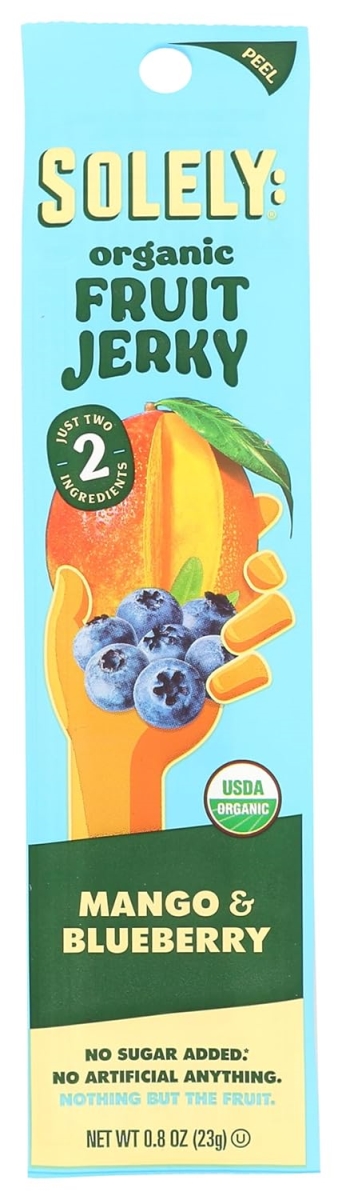 2412953 0.8 oz Organic Mango Blueberry Fruit Jerky - Case of 12