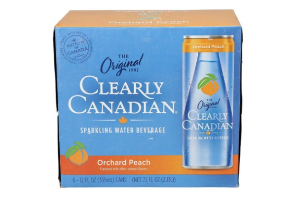 2316523 72 fl oz Orchard Peach Sparkling Water - Case of 4