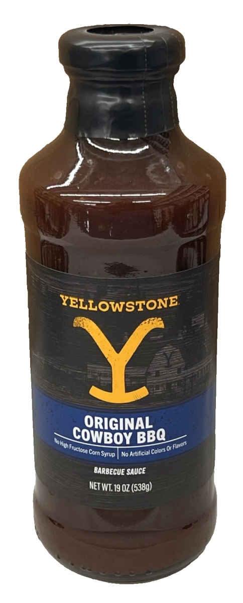 2422022 19 oz Cowboy Original BBQ Sauce - Pack of 6