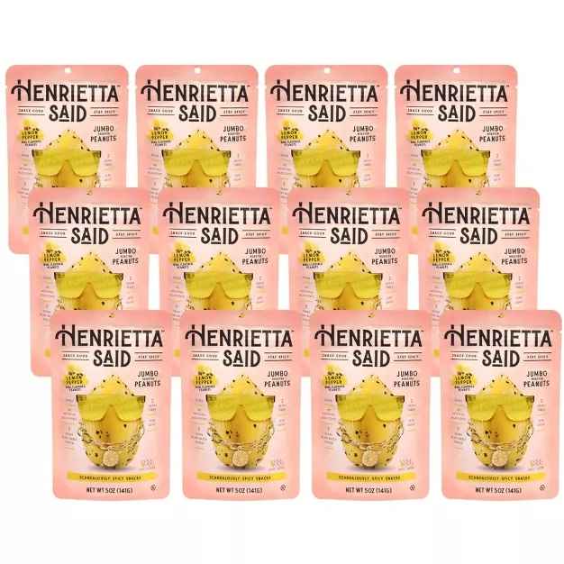 2314922 5 oz Jumbo Roasted Peanuts Lemon Pepper - Case of 12