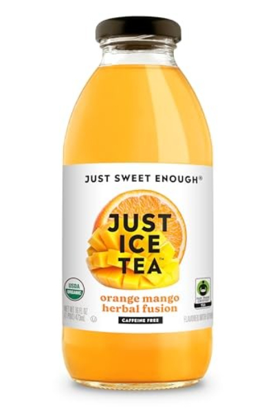 2419944 16 oz Organic Iced Tea, Orange Mango - Case of 12