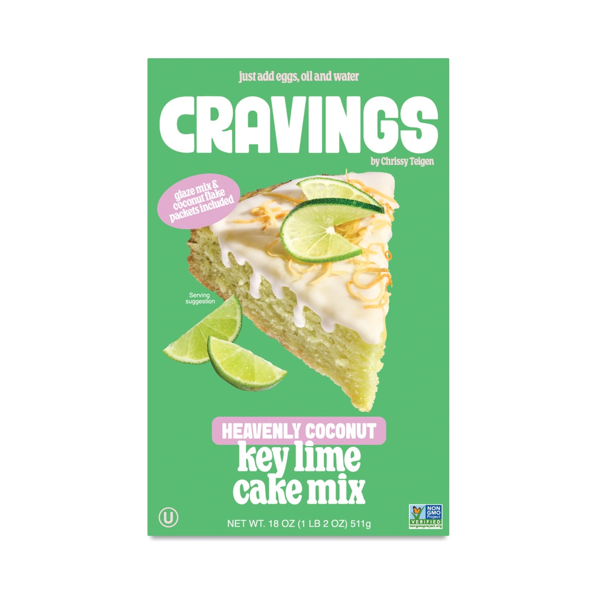 2319874 18 oz  Heavenly Coconut Key Lime Cake Mix - Case of 6
