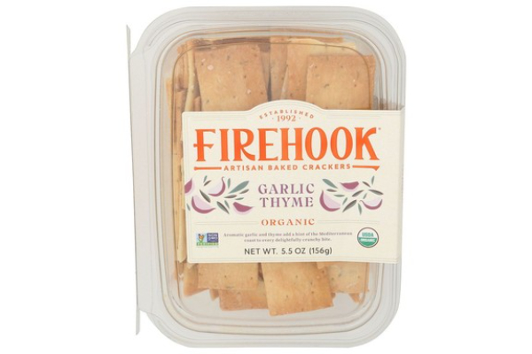 2503667 5.5 oz Organic Garlic Thyme Crackers - Case of 8