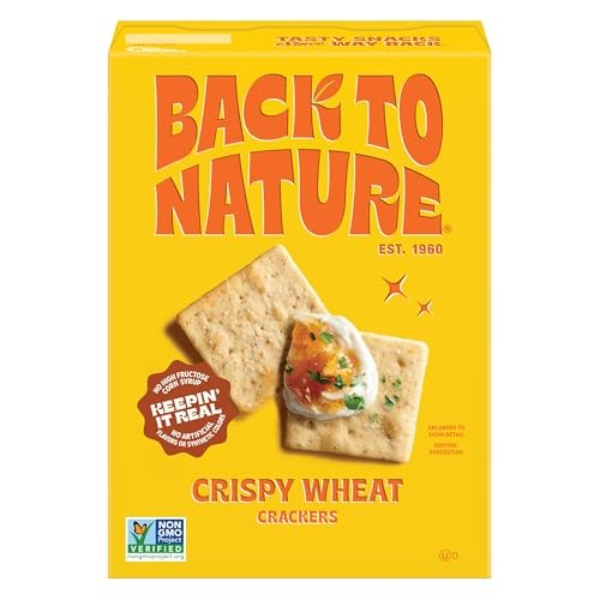 2416612 6.5 oz Crispy Wheat Crackers - Case of 6