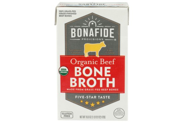 2307797 16.9 fl oz Provisions Organic Beef Bone Broth - Case of 6