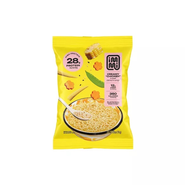 2407733 2.6 oz Creamy Chicken Plant Based Ramen Packet - Case of 6