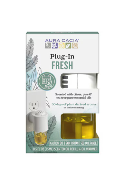 2418442 1 oz Essential Oil Plug-in Warmer & Refill Fresh