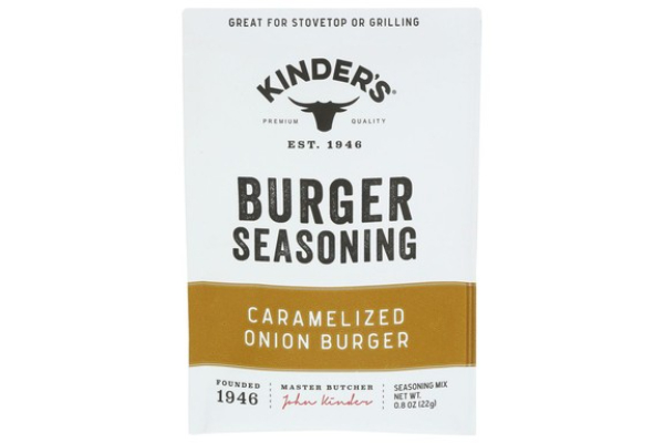 2412202 0.8 oz Caramelized Onion Burger Seasoning - Case of 15
