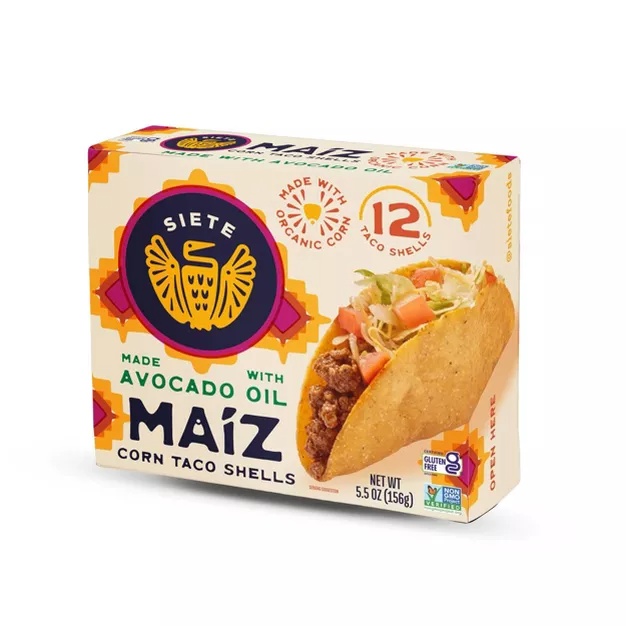 2500257 5.5 oz Maiz Hard Corn Taco Shells - Case of 12