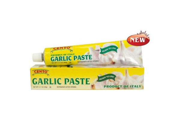 Cento 2422869 3.17 oz Garlic Paste in a Tube - Case of 12