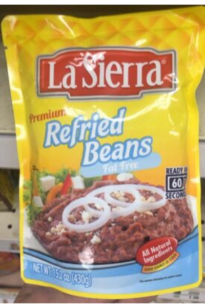 393130 15.2 oz Fat Free Refried Beans - Case of 8