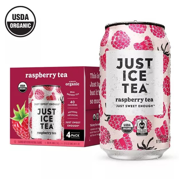 2404112 48 oz Organic Raspberry Black Tea - Case of 6 - Pack of 4