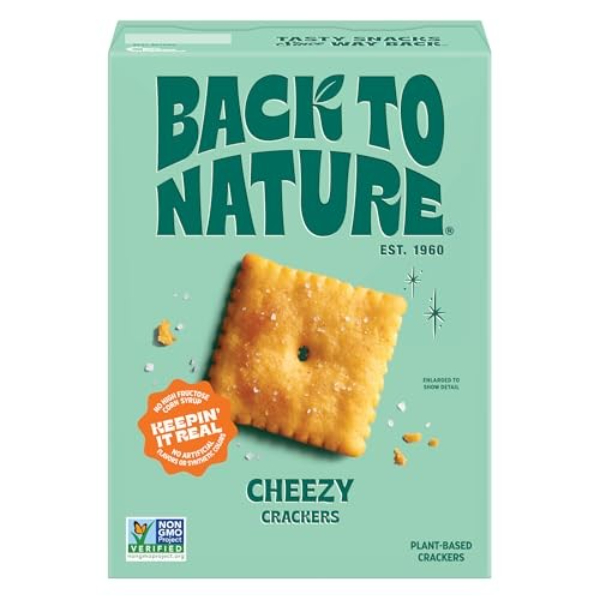 2416613 5 oz Plant Based Crackers - Cheddar Cheese - Case of 6