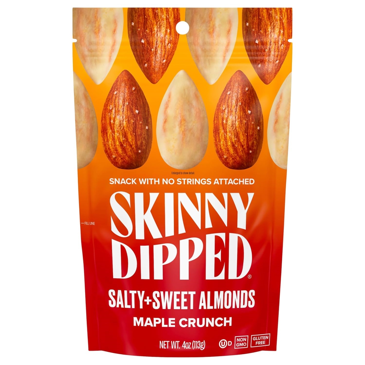 2411230 4 oz Maple Crunch Almonds Mix - Case of 10