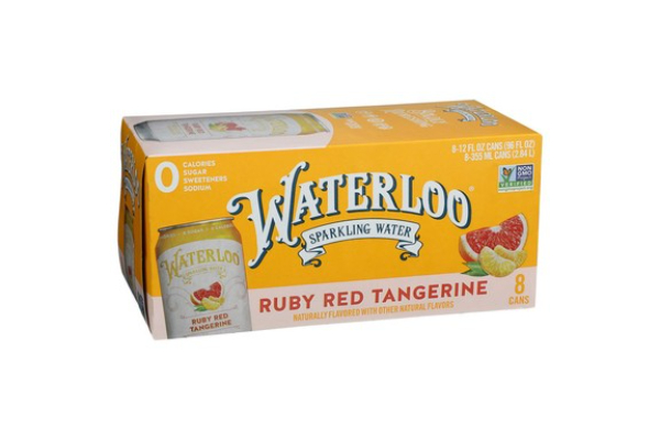 2423343 96 fl oz Ruby Red Tangerine Sparkling Water - Case of 3