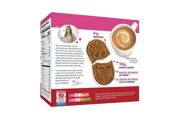 2401612 8 oz Cinnamon Sugar Breakfast Biscuits - Case of 6