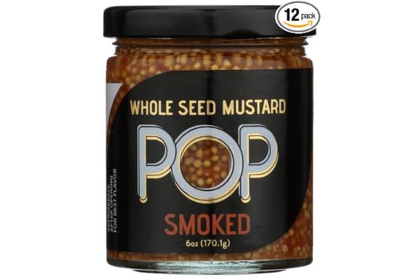 2421623 6 oz Smoked Whole Seed Mustard - Pack of 12