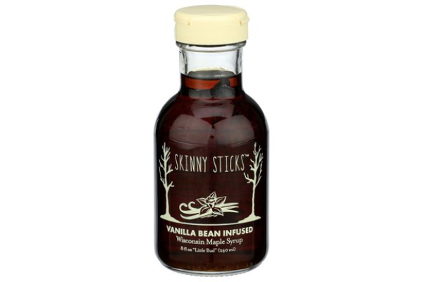 2405789 8 fl oz Vanilla Bean Infused Maple Syrup - Case of 12
