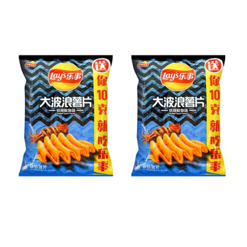 2501322 2.47 oz Grilled Squid Potato Chips - Pack of 22