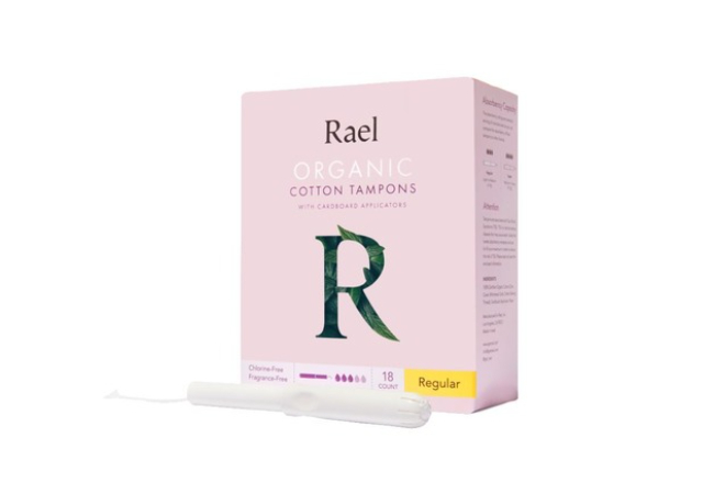 2307750 18 oz Organic Cotton Tampons with Cardboard Applicators