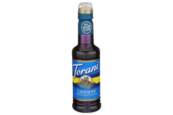 2406474 12.7 fl oz Sugar-Free Lavender Syrup - Case of 4