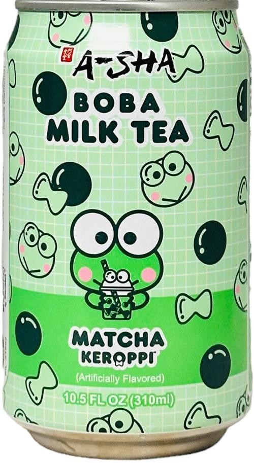 2501297 Hello Kitty Matcha Keroppi Boba Milk Tea, 10.5 fl oz