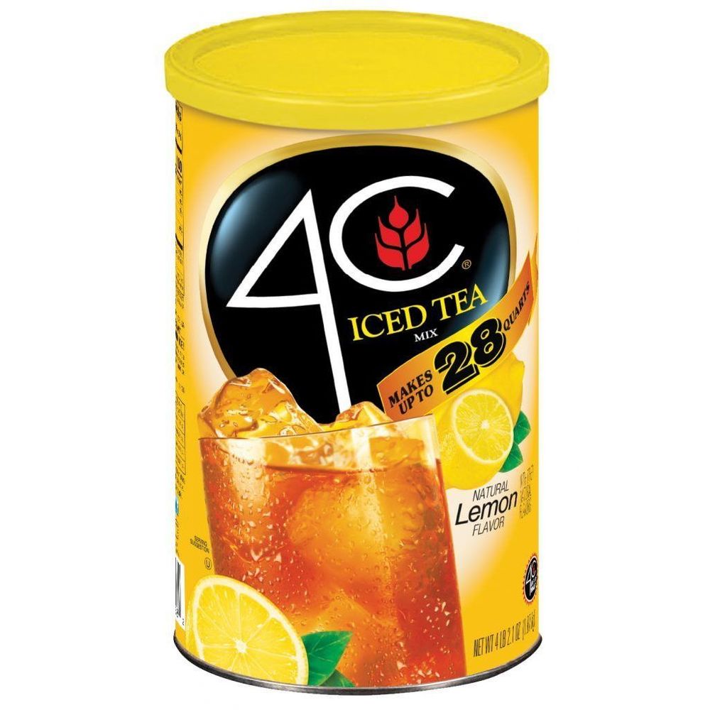 4C Foods 2402578 Lemon Iced Tea Mix, 66.1 oz