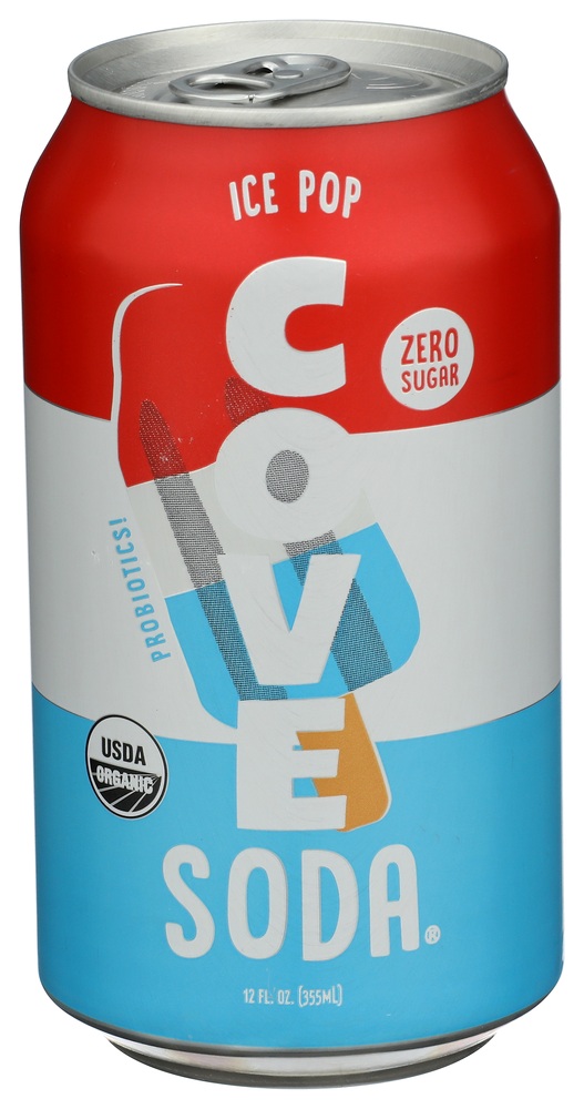 2414603 Zero Sugar Ice Pop Probiotic Soda, 355 ml