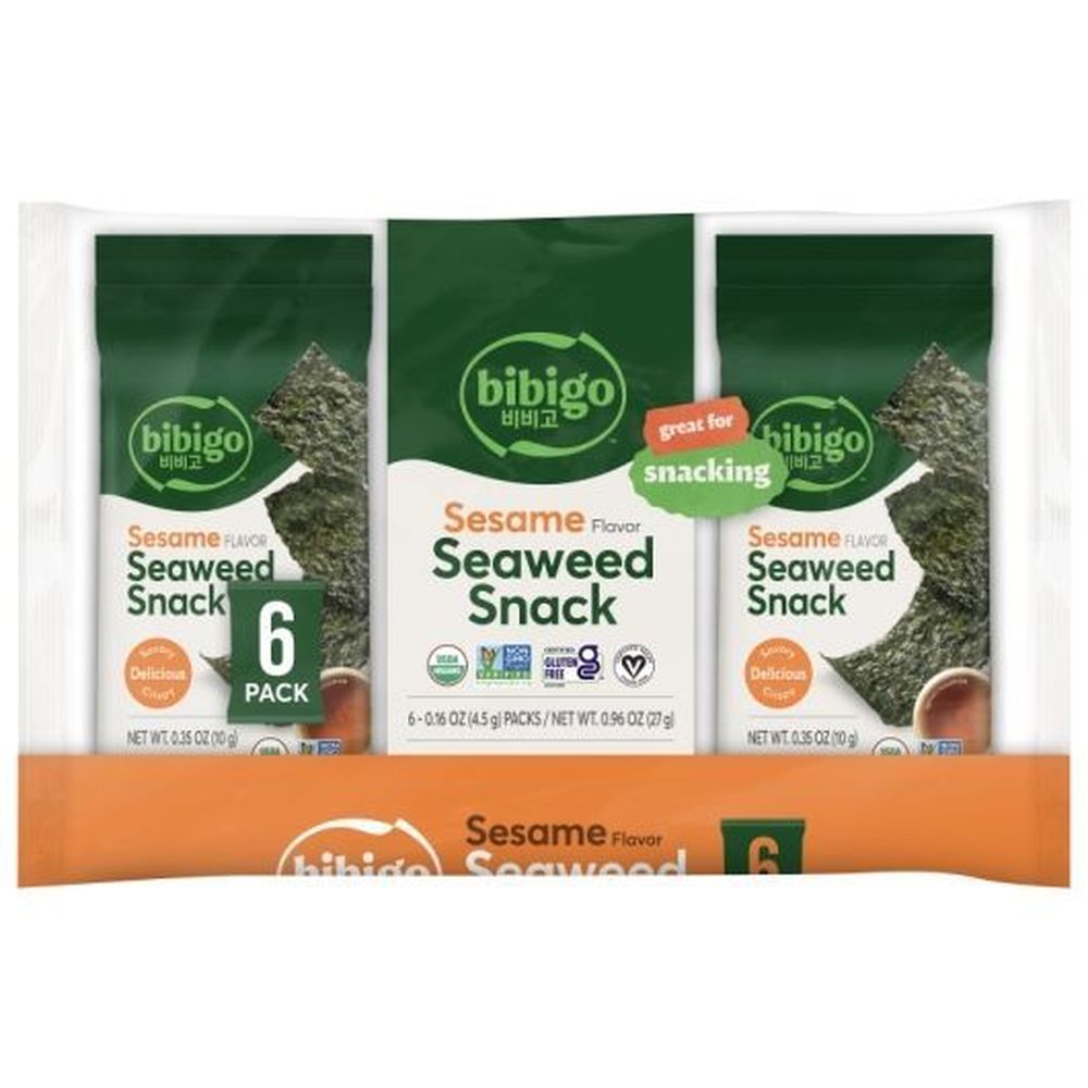 2406018 Crispy Sesame Seaweed Snacks, 0.16 oz - Pack of 6
