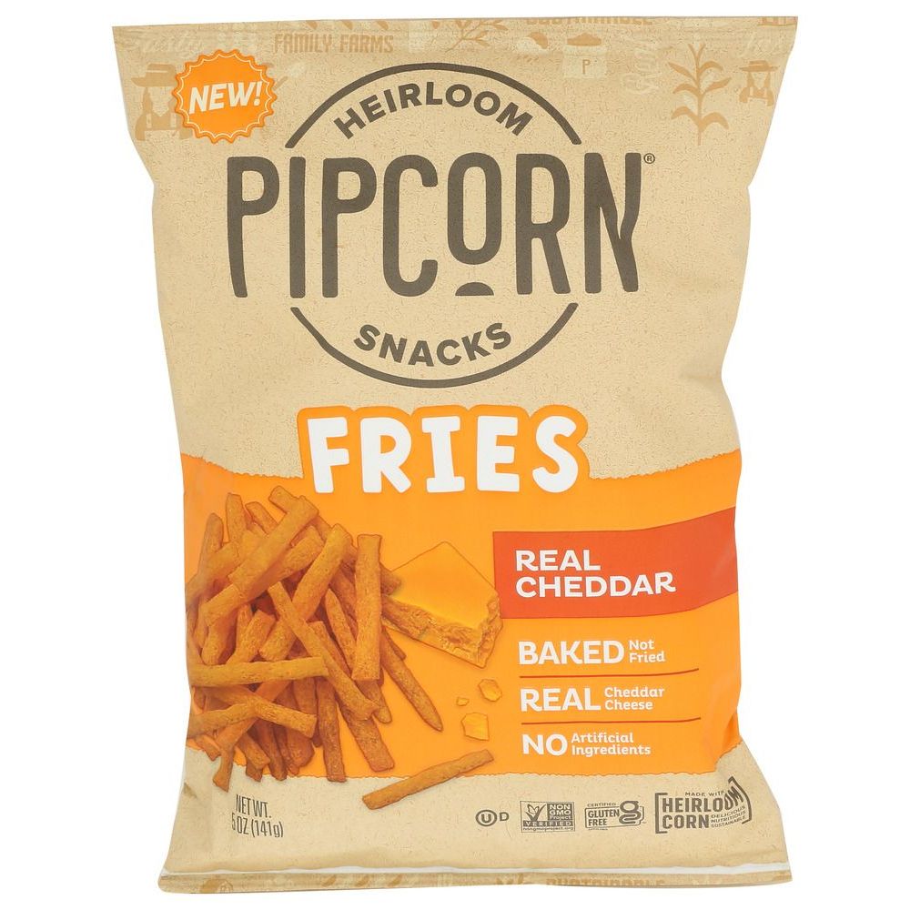 2410891 Pipcorn Real Cheddar Fries, 5 oz