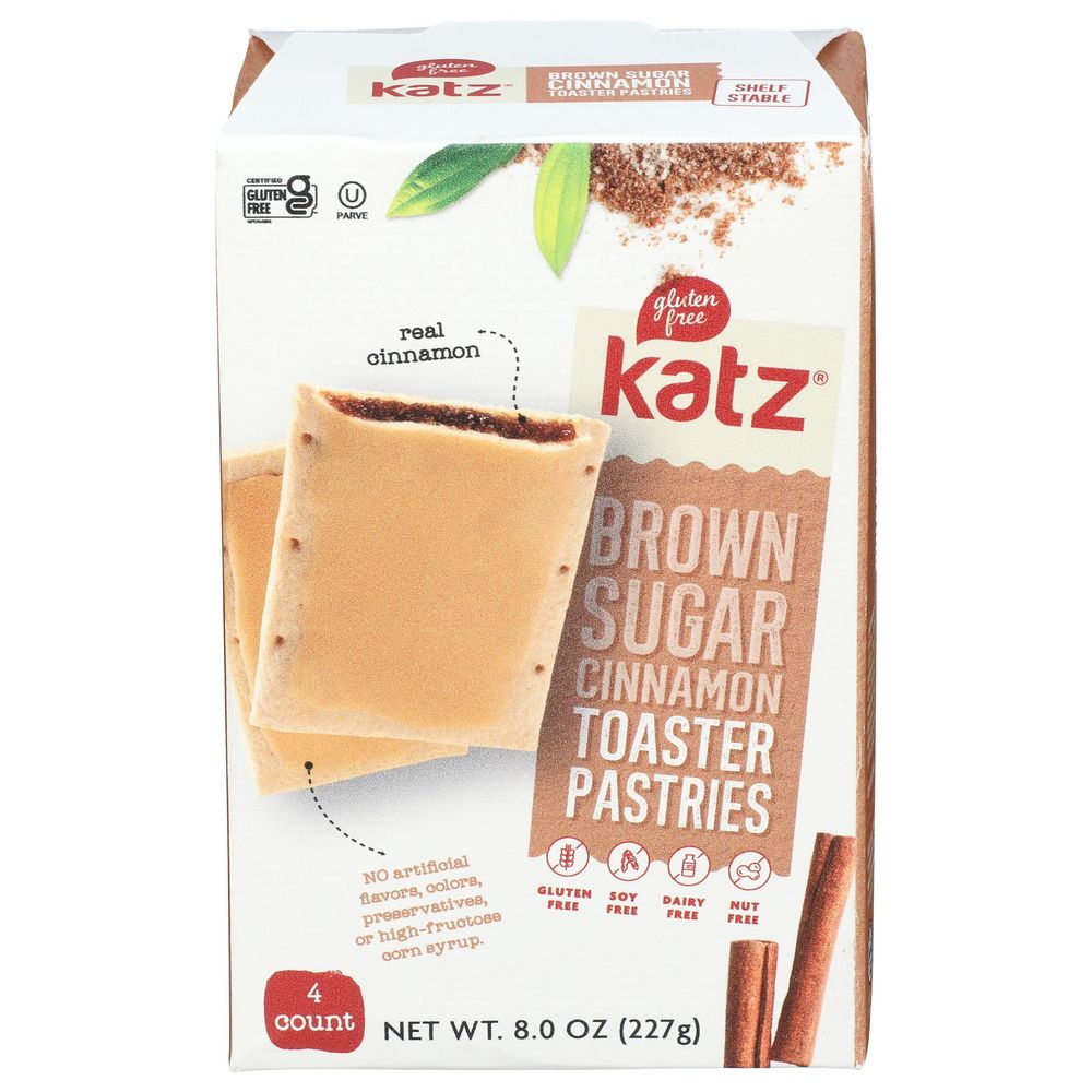 2309002 Gluten Free Brown Sugar Cinnamon Toaster Pastries, 8 oz