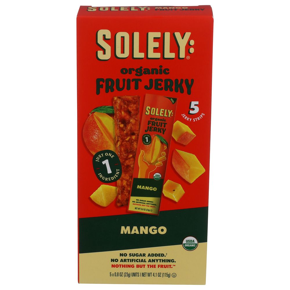 2503000 Organic Mango Fruit Jerky Box, 4.1 oz - 5 Count