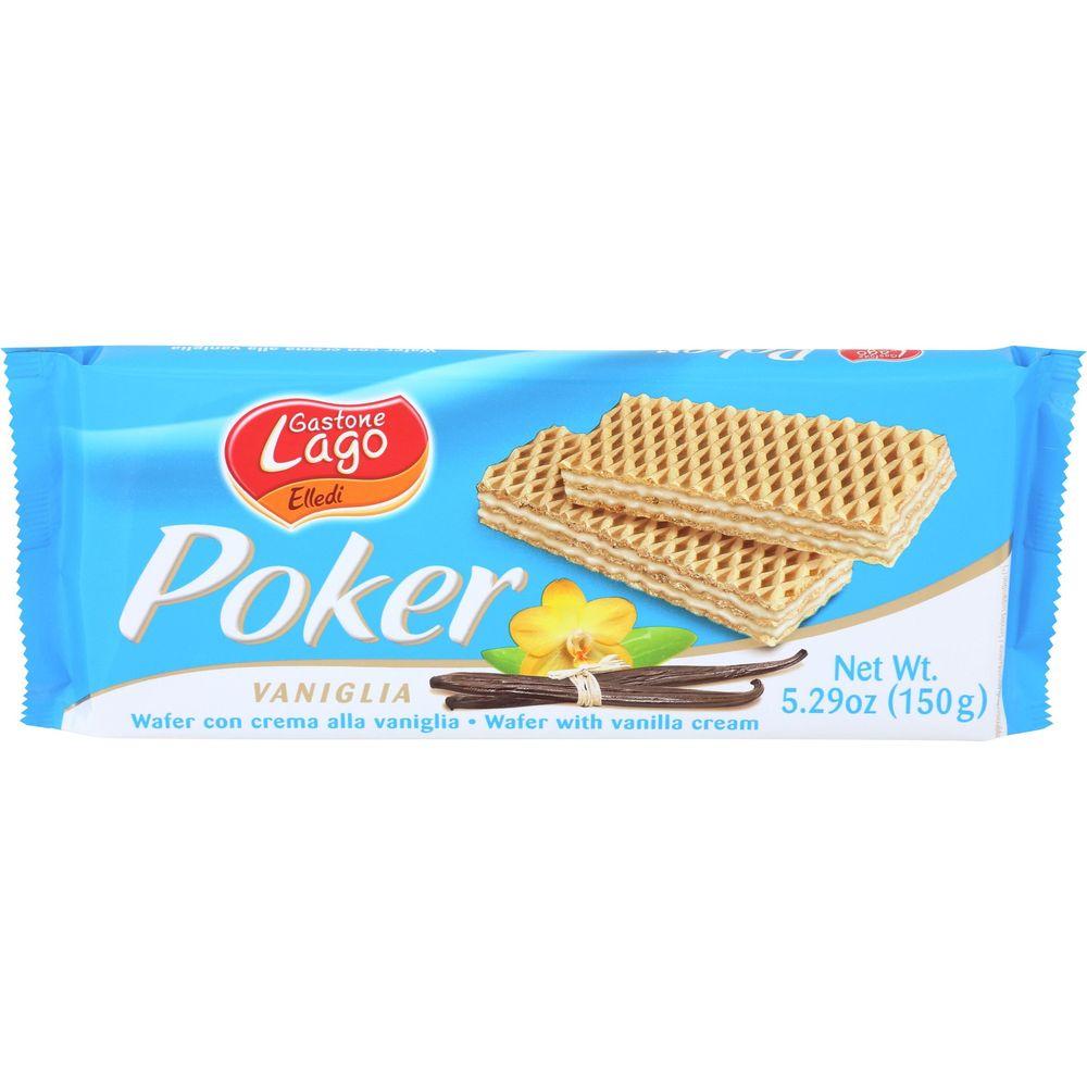 284820 Poker Cookie Vanilla Cream Wafer, 5.29 oz
