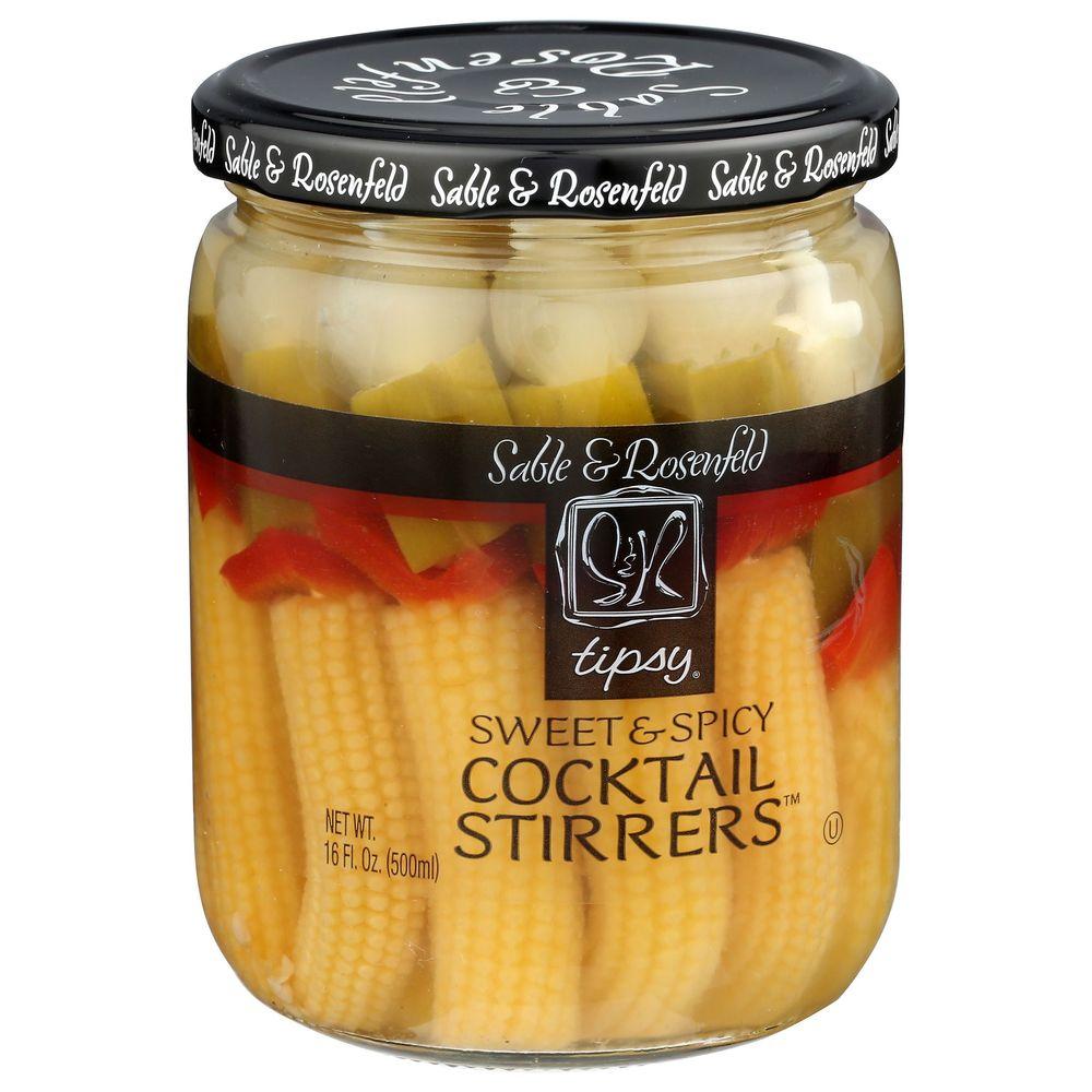 108484 Tipsy Sweet & Spicy Cocktail Stirrers, 16 oz