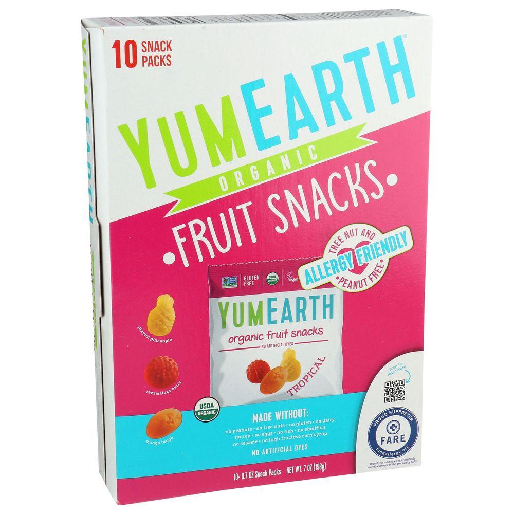 368020 Organic Tropical Fruit Snacks, 7 oz