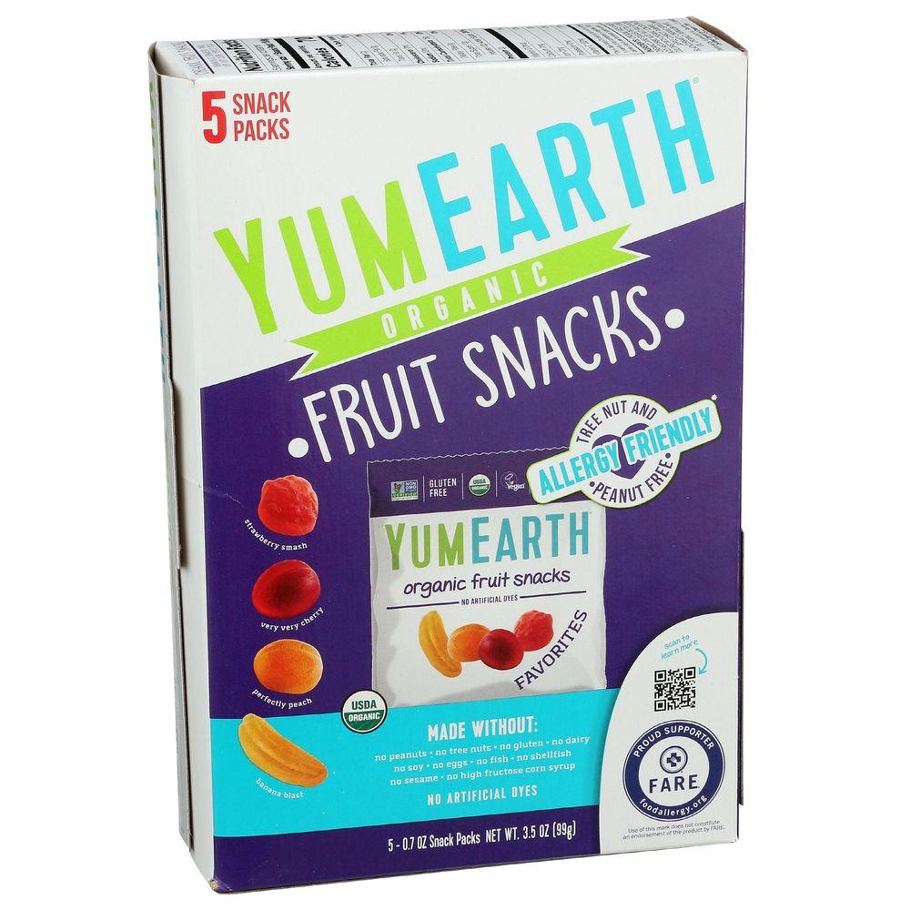 360074 Organic Favorites Fruit Snack, 3.5 oz