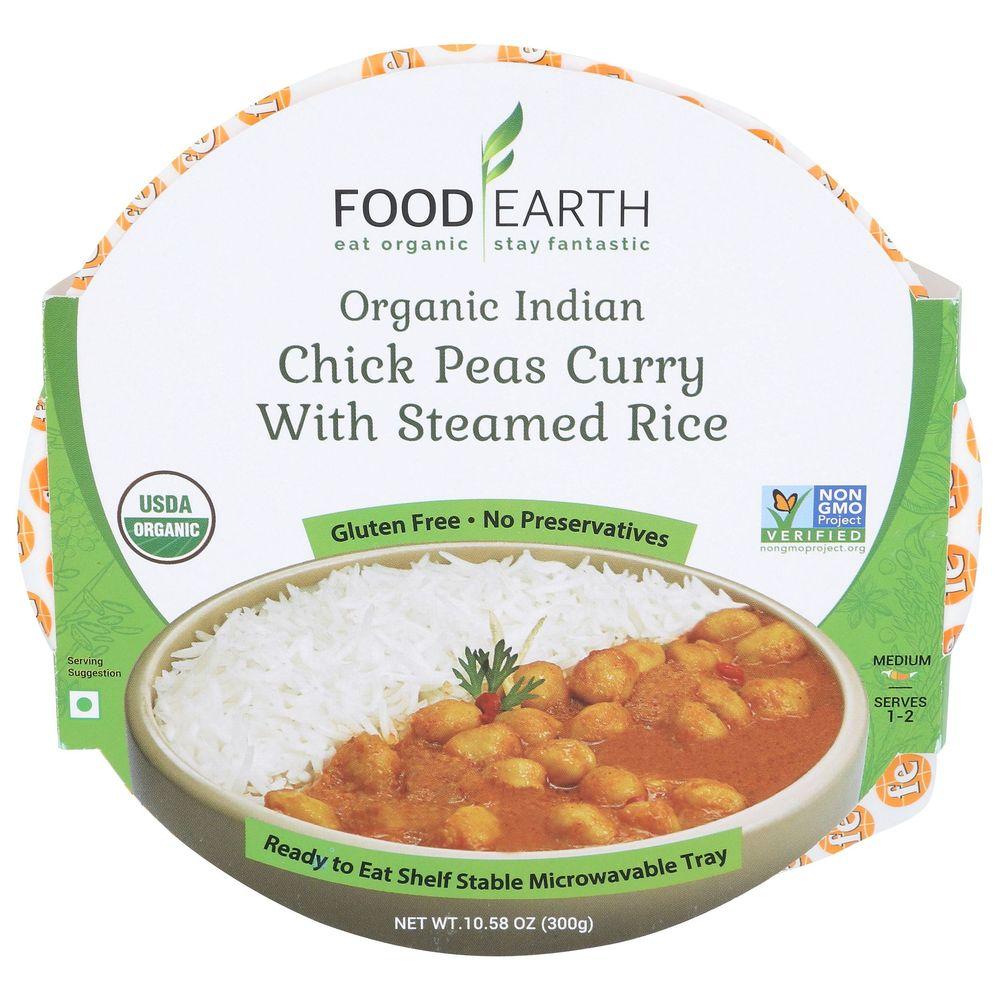 354917 Organic Indian Chick Peas Curry with Steamed Rice, 10.58 oz