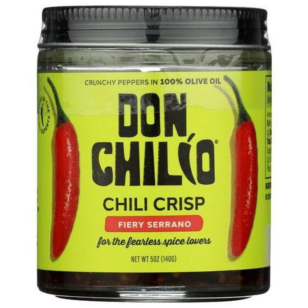 353770 5 oz Fiery Serrano Chili Crisp