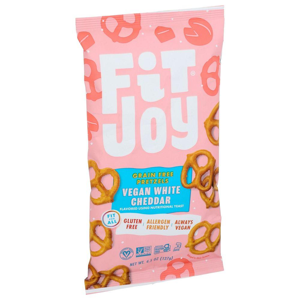 FitJoy 370923 4.5 oz Cheezy White Cheddar Pretzels