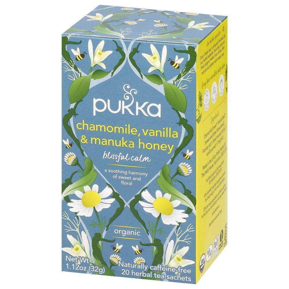 258790 Organic Chamomile Vanilla & Manuka Honey Herbal Tea