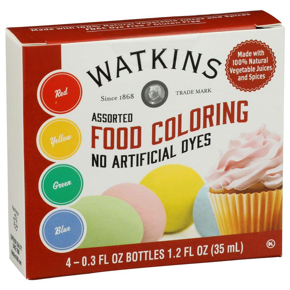 294326 Assorted Food Coloring, 1.2 oz