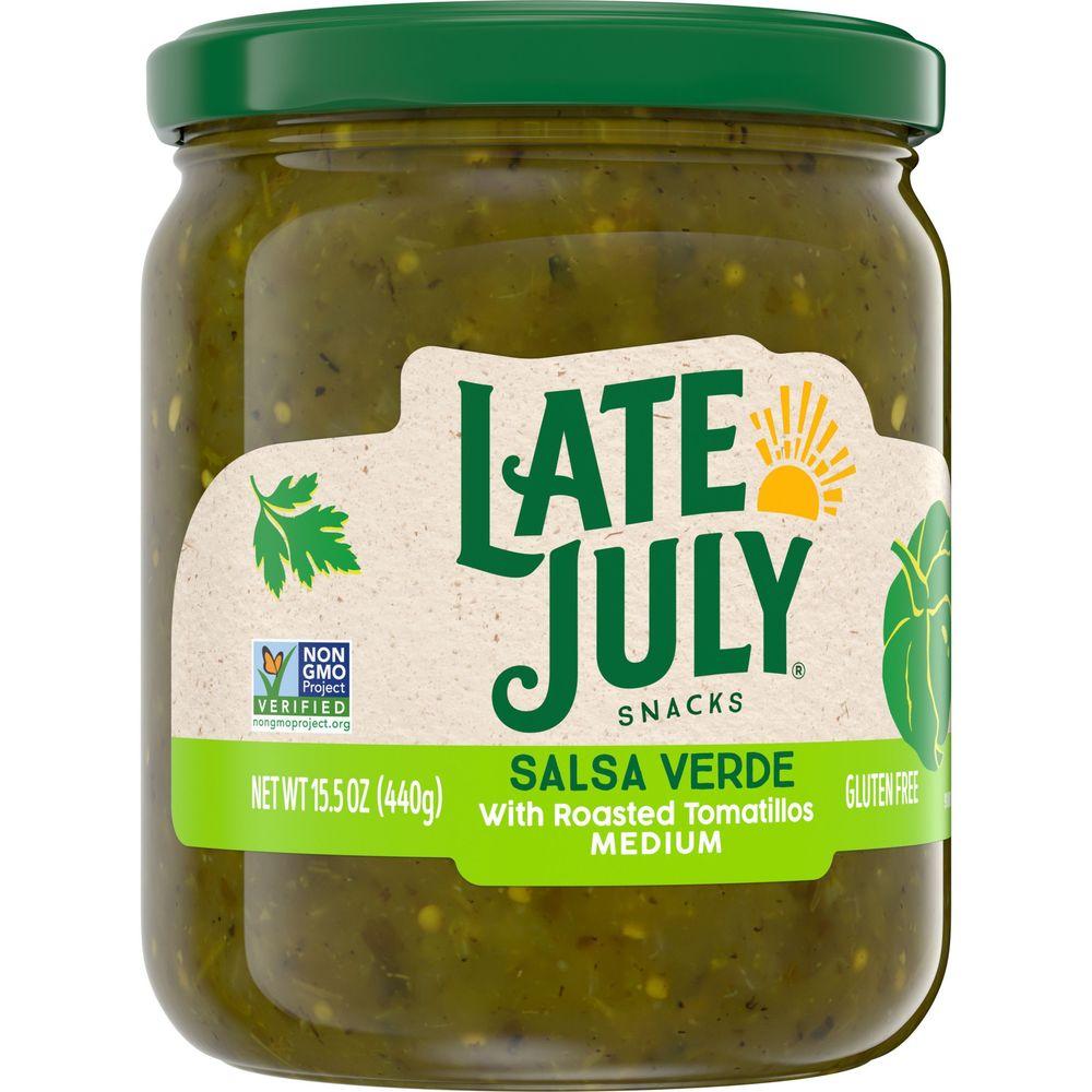 2317437 15.5 oz Salsa Verde with Roasted Tomatillos Medium Jar