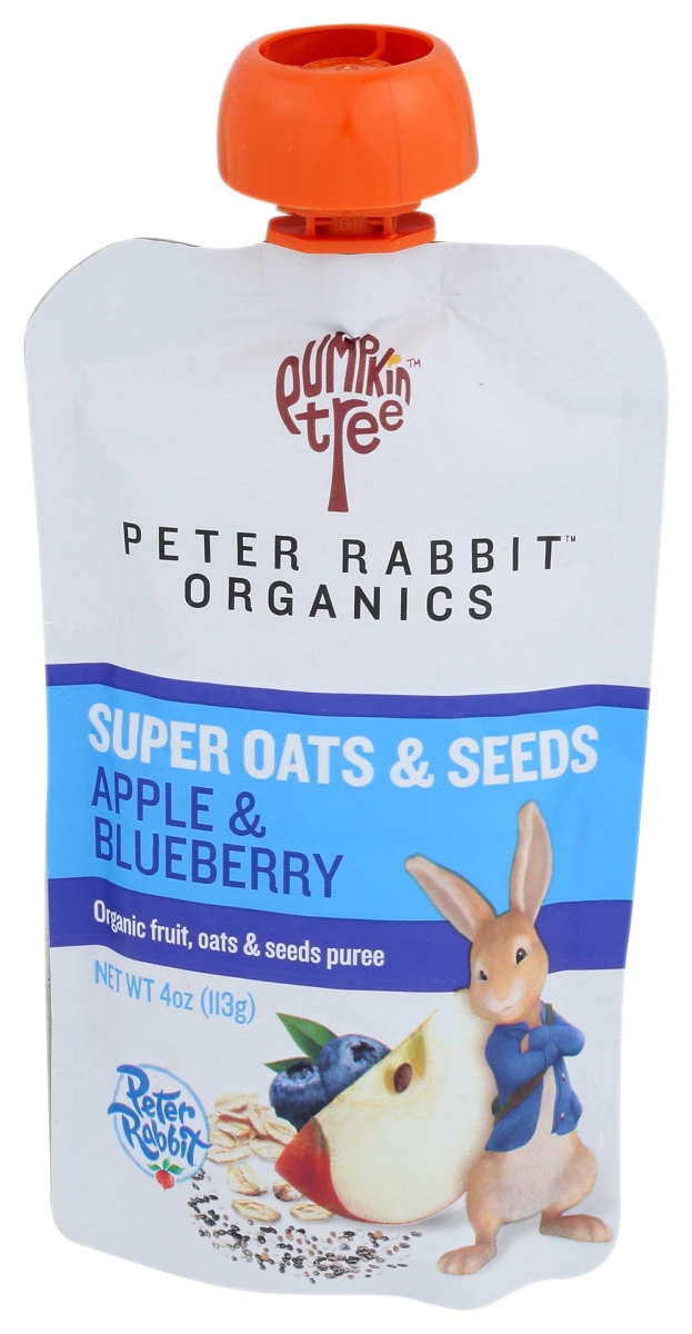 333765 Apple Blueberry Super Oats & Seeds Puree, 4 oz