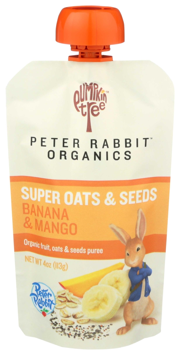 333722 Banana Mango Super Oats & Seeds Puree, 4 oz
