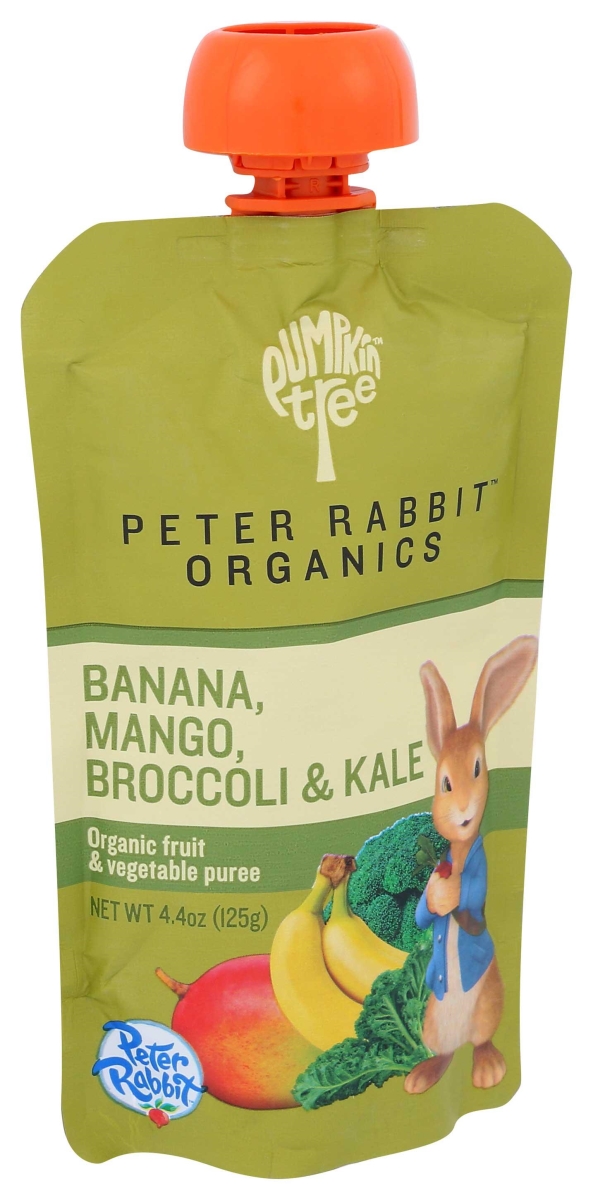 114518 Kale Broccoli & Mango with Banana Vegetable & Fruit Snacks, 4.4 oz
