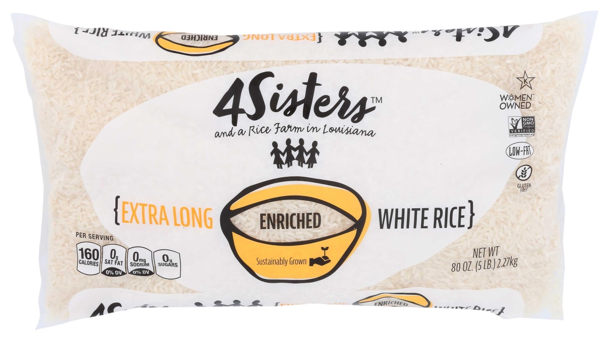 366489 Organic Enriched Extra Long Grain White Rice, 5 lbs
