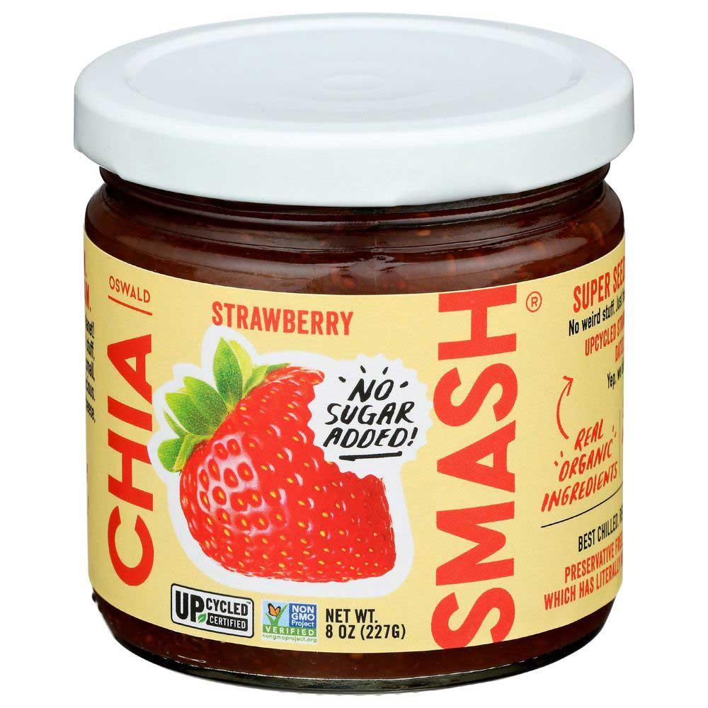 389605 8 oz Strawberry Chia Smash Jam