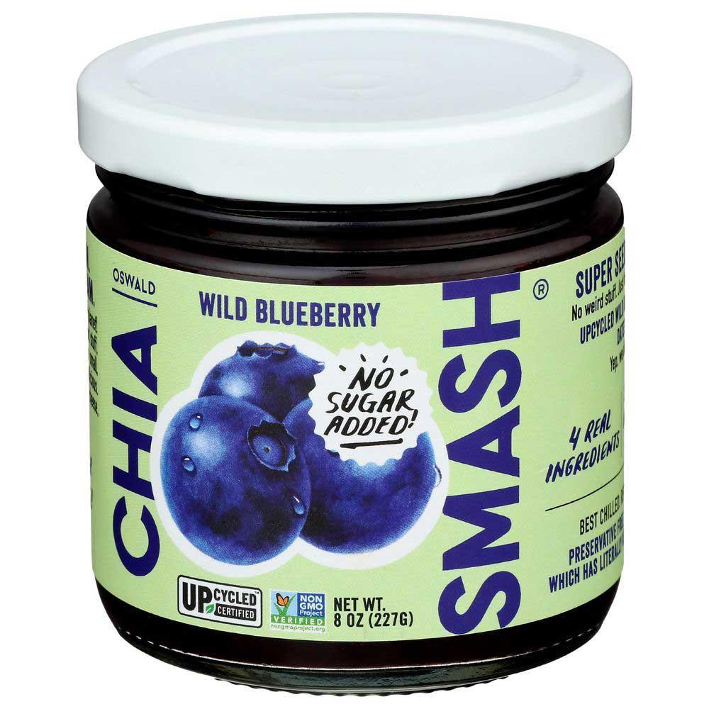 389608 8 oz Wild Blueberry Chia Smash Jam