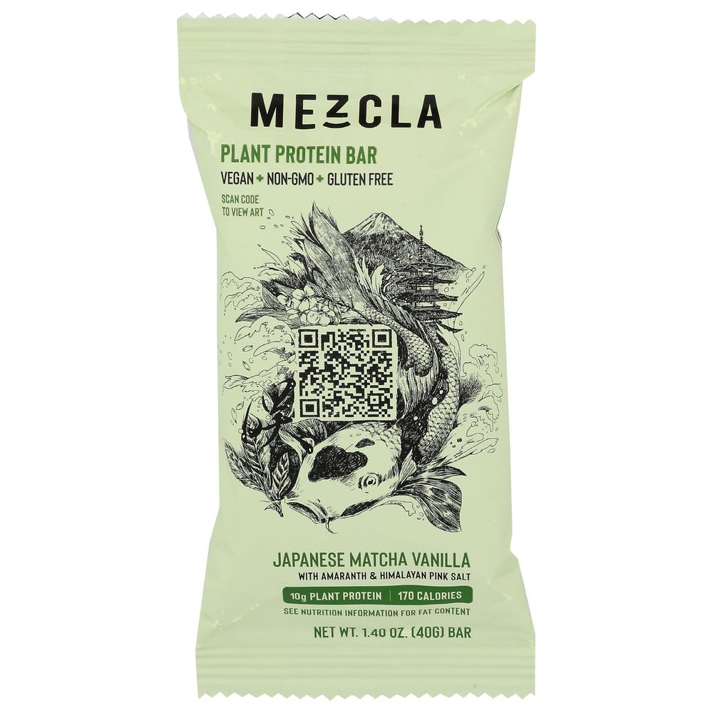 Mezcla, Matcha Vanilla Bar with Pea Protein, 1.4 oz | CVS